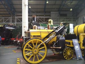 A replica of Stephenson's Rocket