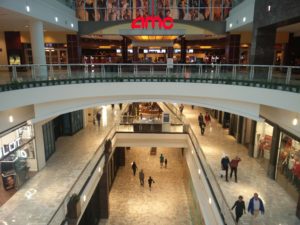 Tysons Corner Mall looking down over all three levels