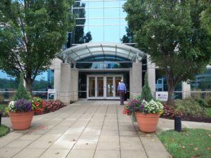 The building that we were dropped off at